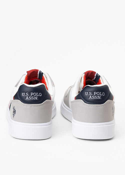 Sneakersy męskie U.S. Polo ASSN ROKKO003M/3UT1 LGR-WHI 