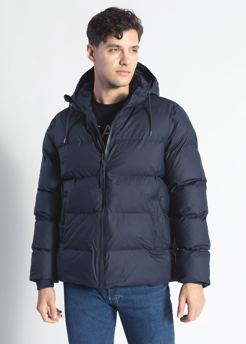 Kurtka zimowa unisex granatowa Rains Puffer Jacket