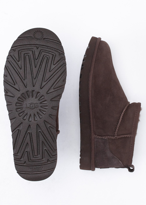 Buty zimowe damskie brązowe UGG W CLASSIC ULTRA MINI 