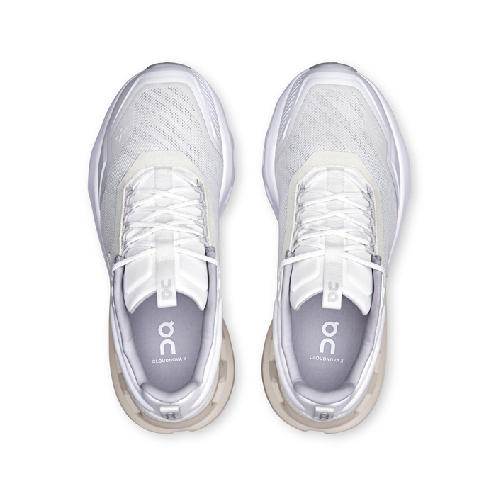 ON Cloudnova X Women White | Glacier Sneakersy damskie