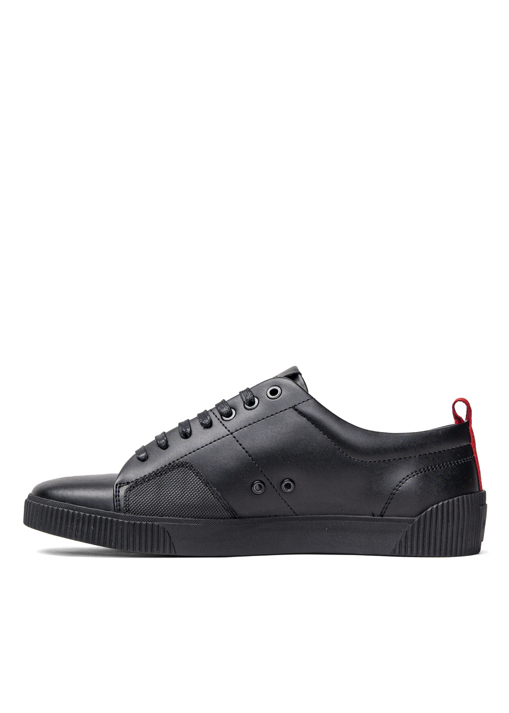 Hugoo ブラック Sneakersy męskie czarne HUGO Zero Tenn – Hugo buty | Sneaker