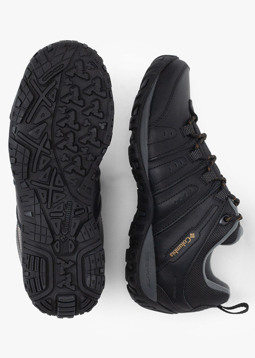 Buty trekkingowe męskie czarne Columbia Woodburn II Waterproof
