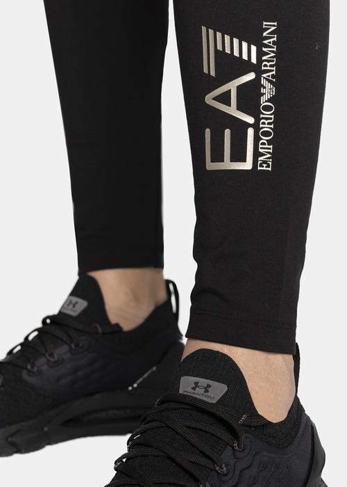 Legginsy damskie czarne EA7 Emporio Armani 6KTP68 TJ01Z 1200
