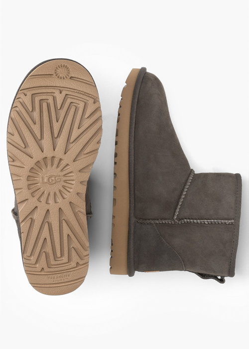 Buty zimowe damskie oliwkowe UGG W CLASSIC MINI II 