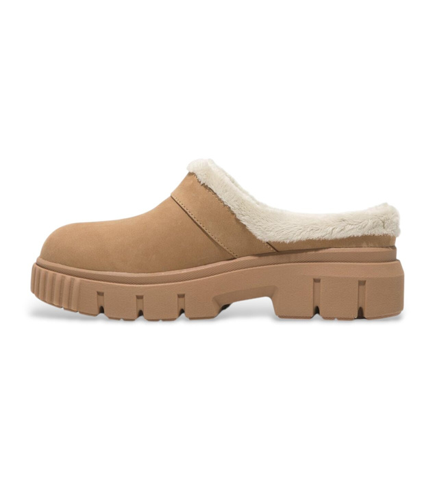 Timberland Greyfield WARM LINED SHOE MEDIUM BEIGE NUBUCK Kapcie damskie