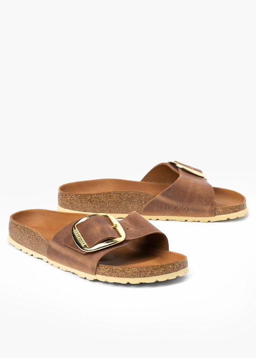 Klapki damskie Birkenstock Madrid Big Buckle FL (1006525)