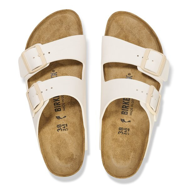 BIRKENSTOCK ARIZONA BF EGGSHELL Klapki damskie