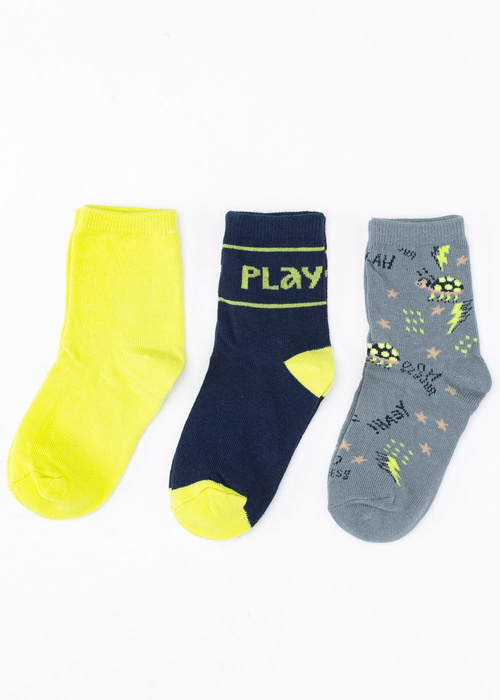 Skarpetki dziecięce ECCO PLAY MID CUT 3-PACK