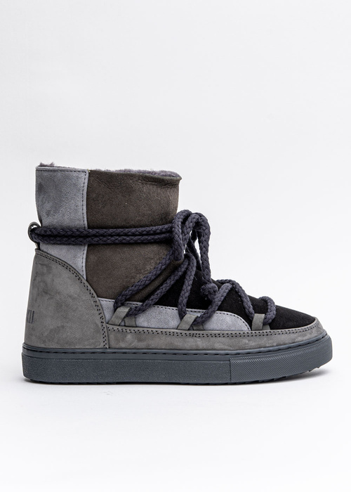 Buty zimowe damskie INUIKII Patchwork Dark Grey (70102-075)