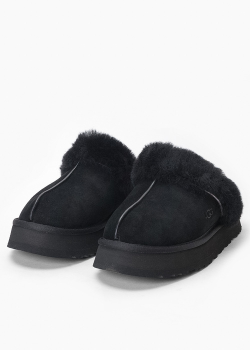 Kapcie damskie czarne UGG W DISQUETTE