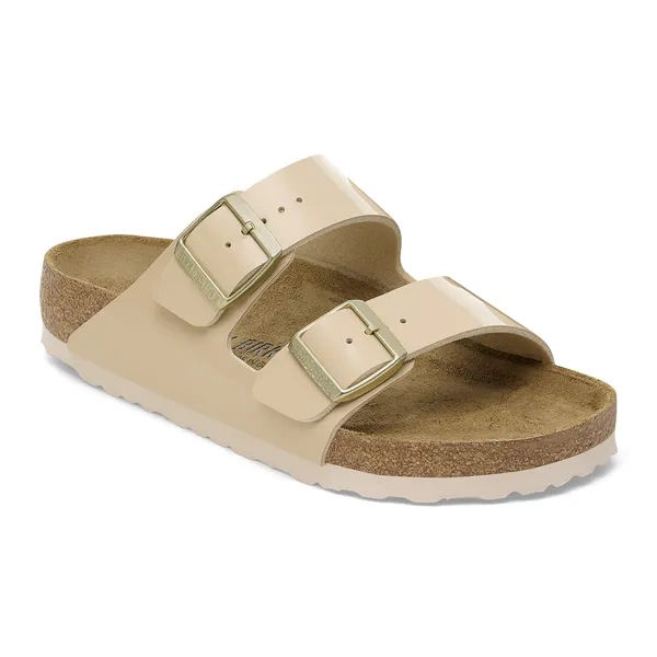 BIRKENSTOCK Arizona BF Patent Sand Klapki damskie