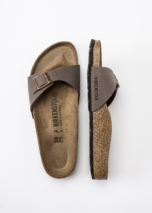 Birkenstock Madrid BFBC Klapki damskie brązowe