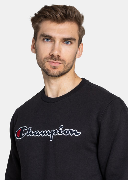 Bluza męska Champion Organic Cotton Blend Script Logo (216471-KK001)