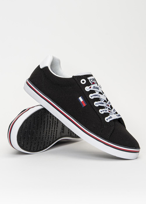 Tenisówki damskie Tommy Jeans Essential Lace Up Sneaker (EN0EN00786-BDS)