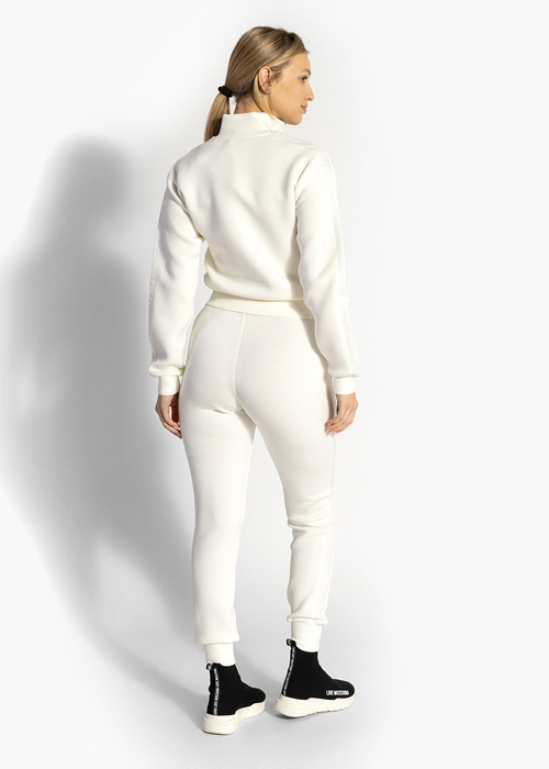 Spodnie damskie beżowe GUESS ALLIE SCUBA JOGGER PANT