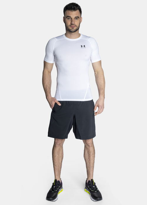 Koszulka termoaktywna męska biała Under Armour Heat Gear