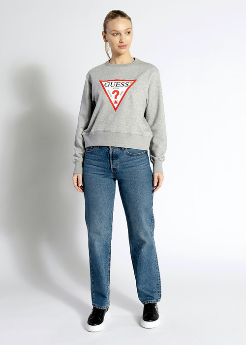 Bluza damska szara GUESS CN ORIGINAL FLEECE