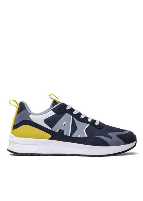 Sneakersy męskie granatowe Armani Exchange XUX114 XV514 K693