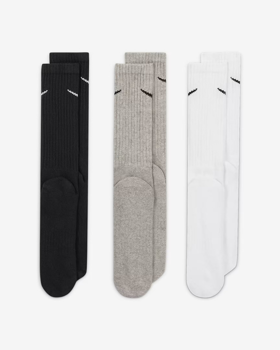 Nike 3PPK VALUE COTTON CREW Skarpety Unisex