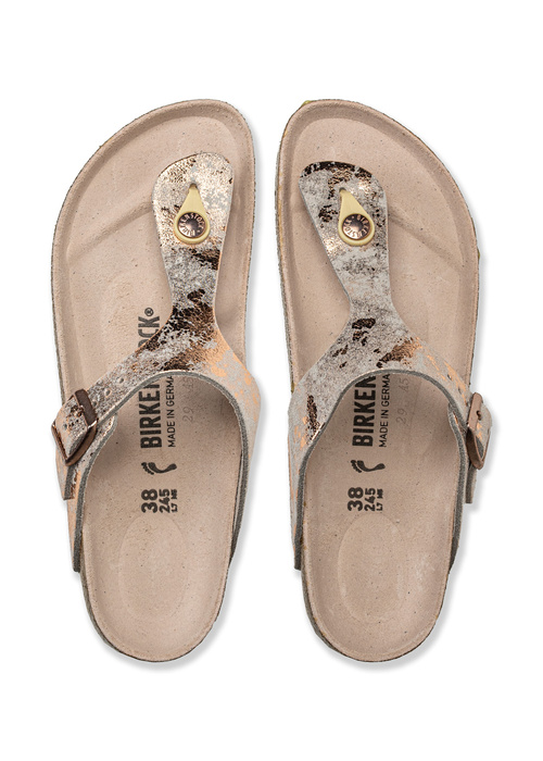 Japonki damskie Birkenstock Gizeh Vintage Metallic Rose Copper (1016950)