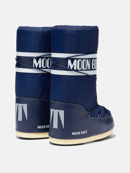 Moon Boot ICON BLUE NYLON BOOTS Śniegowce damskie