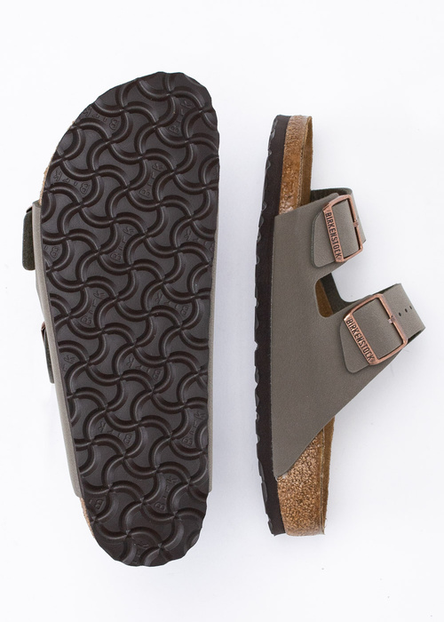 Birkenstock Arizona BFBC Klapki damskie szare