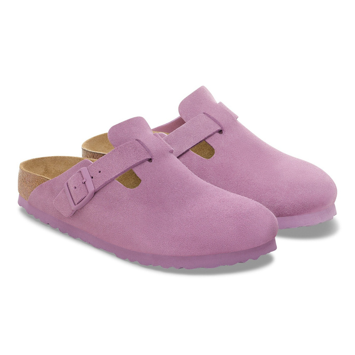 BIRKENSTOCK Boston LEVE Mauve Klapki damskie