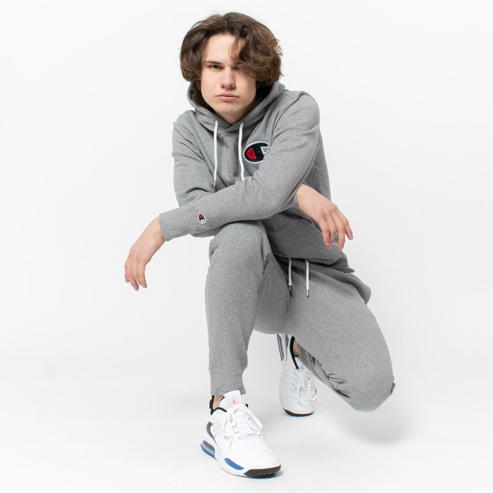 Spodnie dresowe Champion Satin C Logo Cotton Terry Joggers Pants (214191-EM525)