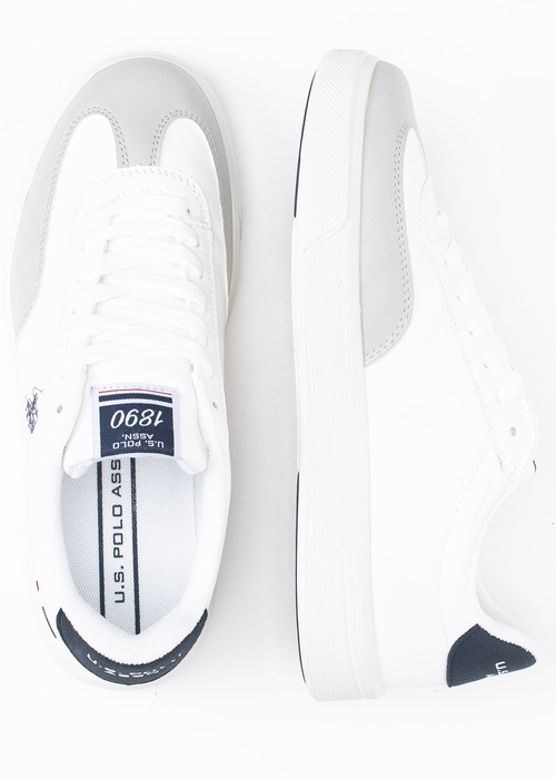 Sneakersy męskie U.S. POLO BRYAN002M/3YS1 WHI 