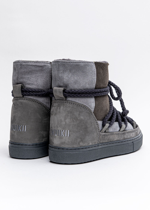Buty zimowe damskie INUIKII Patchwork Dark Grey (70102-075)