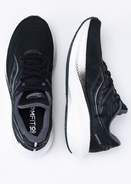 Buty do biegania męskie czarne Saucony Triumph 20