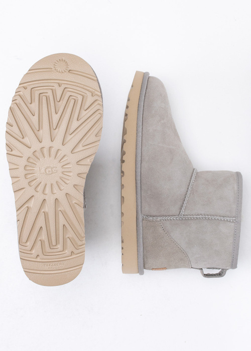 Buty zimowe damskie szare UGG W CLASSIC MINI II 