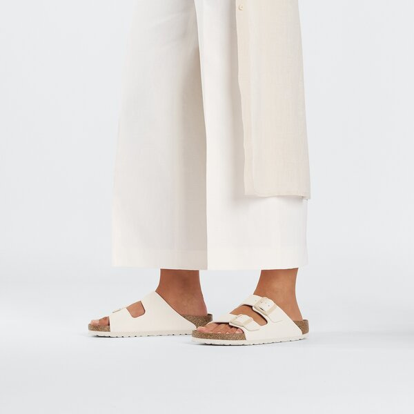BIRKENSTOCK ARIZONA BF EGGSHELL Klapki damskie