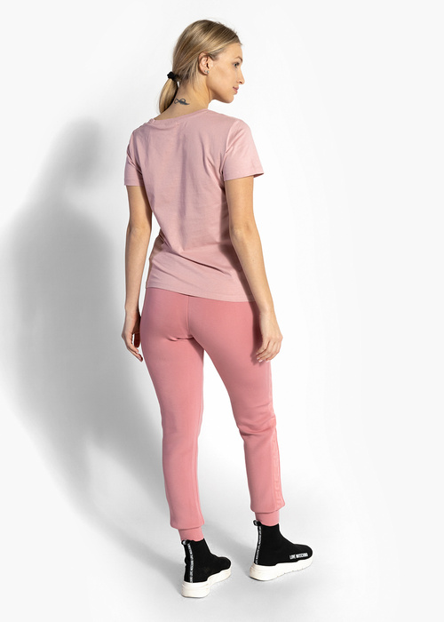 Spodnie damskie różowe GUESS ALLIE SCUBA JOGGER PANT