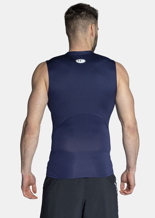 Koszulka męska treningowa granatowa Under Armour HeatGear Armour