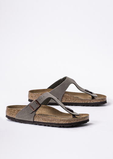 Birkenstock Gizeh BFBC Japonki damskie szare