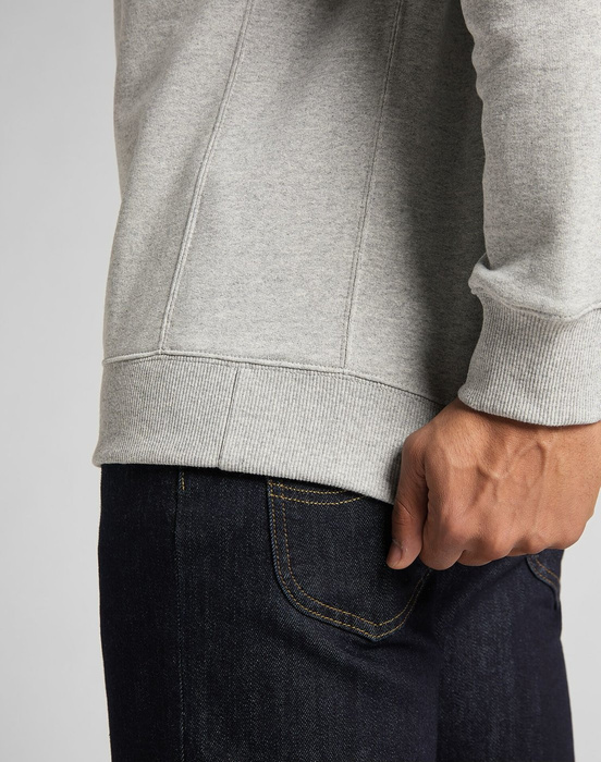 Bluza męska LEE PLAIN CREW SWS GREY MELE 