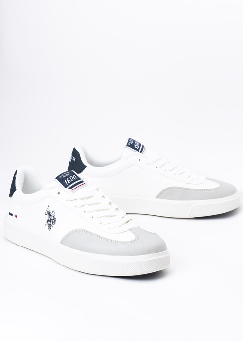 Sneakersy męskie U.S. POLO BRYAN002M/3YS1 WHI 