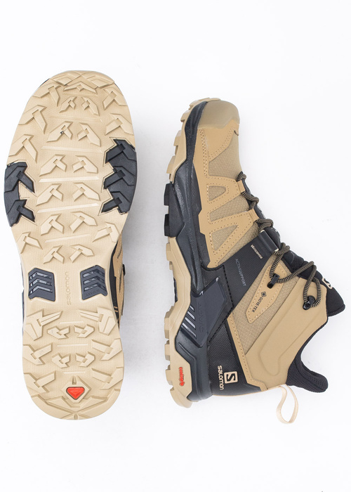 Buty trekkingowe męskie beżowe Salomon X Ultra 4 Mid GORE-TEX
