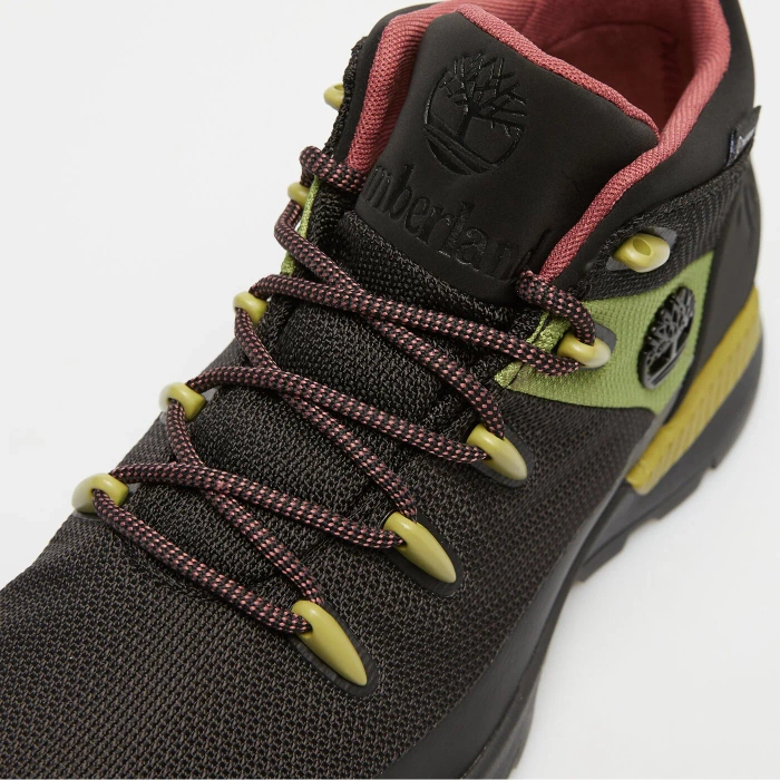 Timberland Sprint Trekker MID LACE UP WATERPROOF BLACK MEDIUM GREEN Sneakersy męskie
