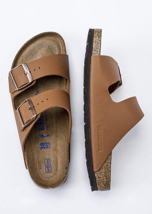 Birkenstock Arizona BF Klapki damskie brązowe