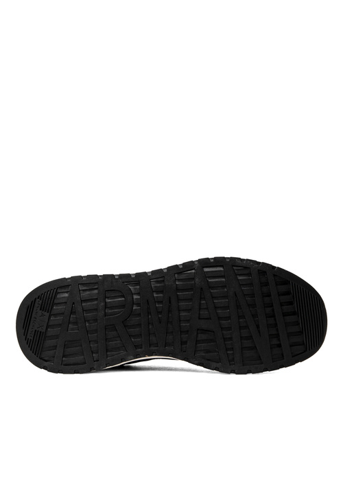 Sneakersy męskie granatowe Armani Exchange XUX090 XV276 K665