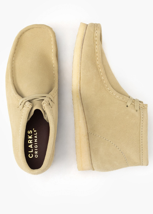 Trzewiki męskie Clarks Wallabee Boot Maple Suede (26155516)