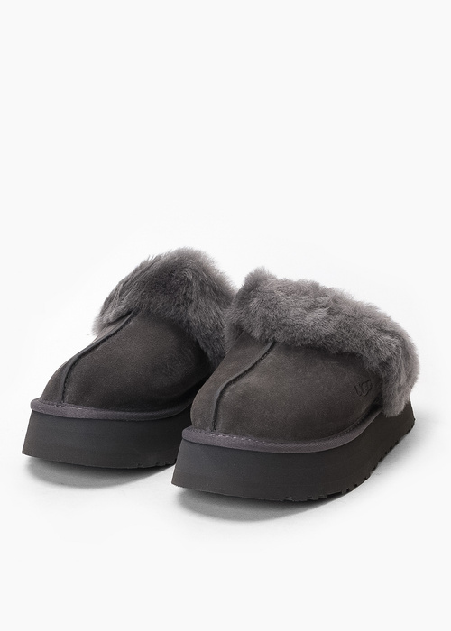 Kapcie damskie szare UGG W DISQUETTE