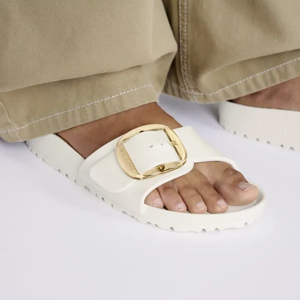 BIRKENSTOCK Madrid Big Buckle EVA Eggshell Klapki damskie