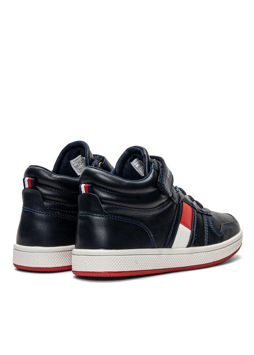 Buty sneakersy dziecięce Tommy Hilfiger T1B4-32049-0900-800 Granatowy