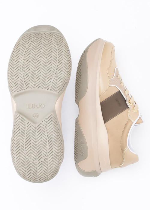 Sneakersy damskie beżowe Liu Jo June 02