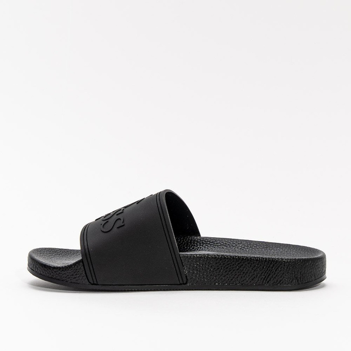 Klapki damskie Guess Logo Slides (E1GZ03BB00F-JBLK)