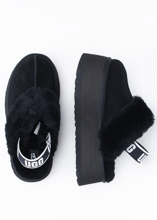 Kapcie damskie czarne UGG W FUNKETTE