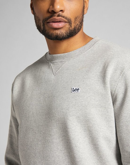 Bluza męska LEE PLAIN CREW SWS GREY MELE 